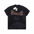 BALENCIAGA GOTHIC LOGO T-SHIRT BLACK