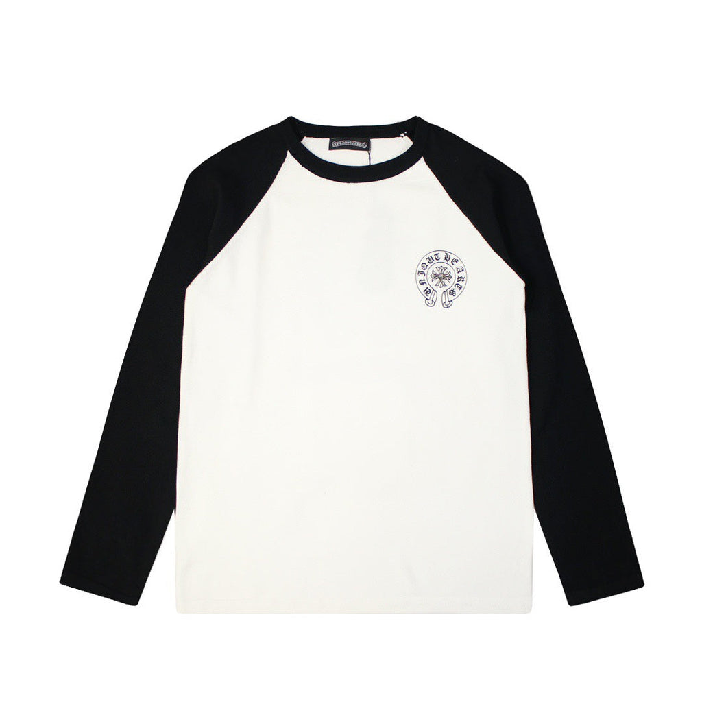 CHROME HEARTS HORSE SHOE LOGO LONGSLEEVE WHITE BLACK - netstar®