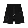 CHROME HEARTS HORSE SHOE LOGO SHORTS BLACK - netstar®