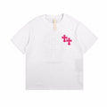 CHROME HEARTS HORSE SHOE LOGO T-SHIRT WHITE PINK - netstar®