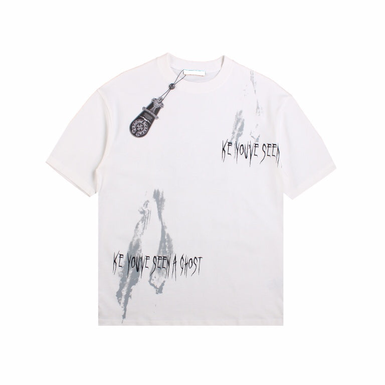 CHROME HEARTS "LOOKING LIKE A GHOST" T-SHIRT WHITE - netstar®