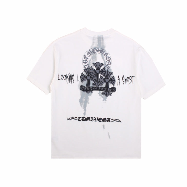 CHROME HEARTS "LOOKING LIKE A GHOST" T-SHIRT WHITE - netstar®