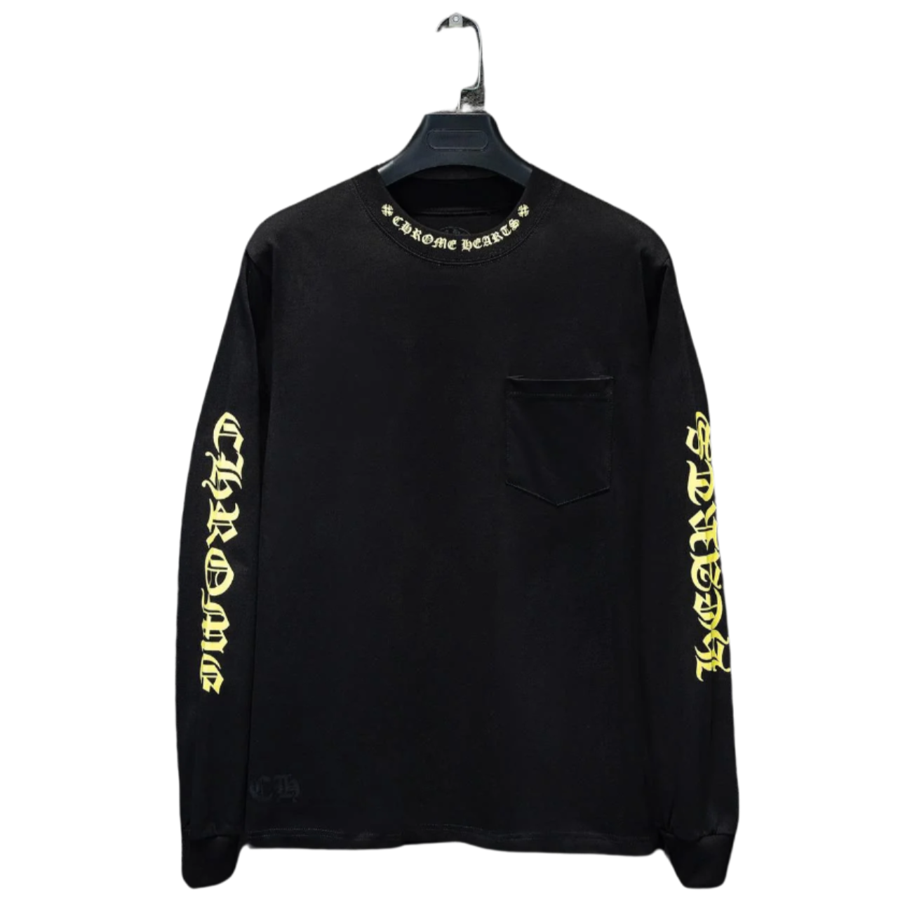 CHROME HEARTS YELLOW COLLAR LONGSLEEVE BLACK - netstar®