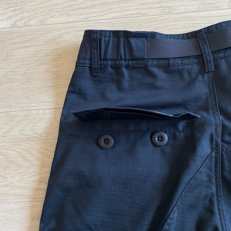 CORTEIZ ALCATRAZ CARGO PANTS BLACK/WHITE - netstar®