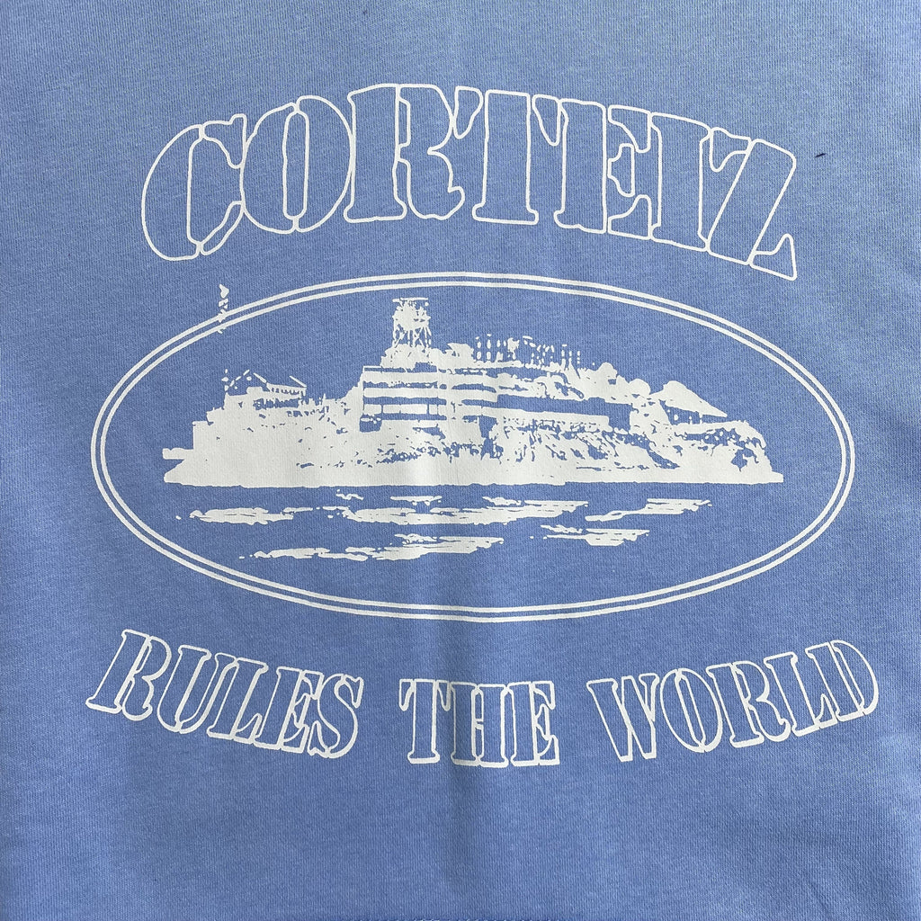 CORTEIZ ALCATRAZ HOODIE BABY BLU - netstar®