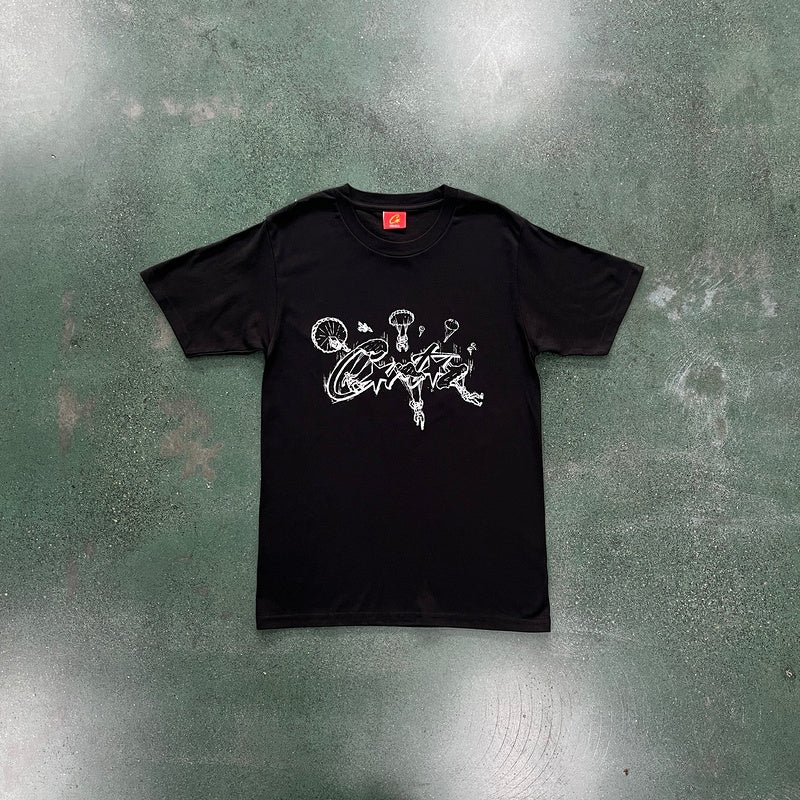 CORTEIZ ALLSTARZ SKYDIVER TEE BLACK - netstar®