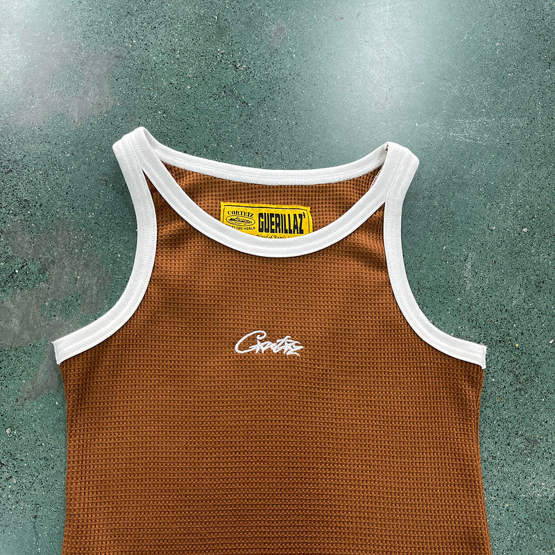 CORTEIZ TANK TOP BROWN WOMEN'S