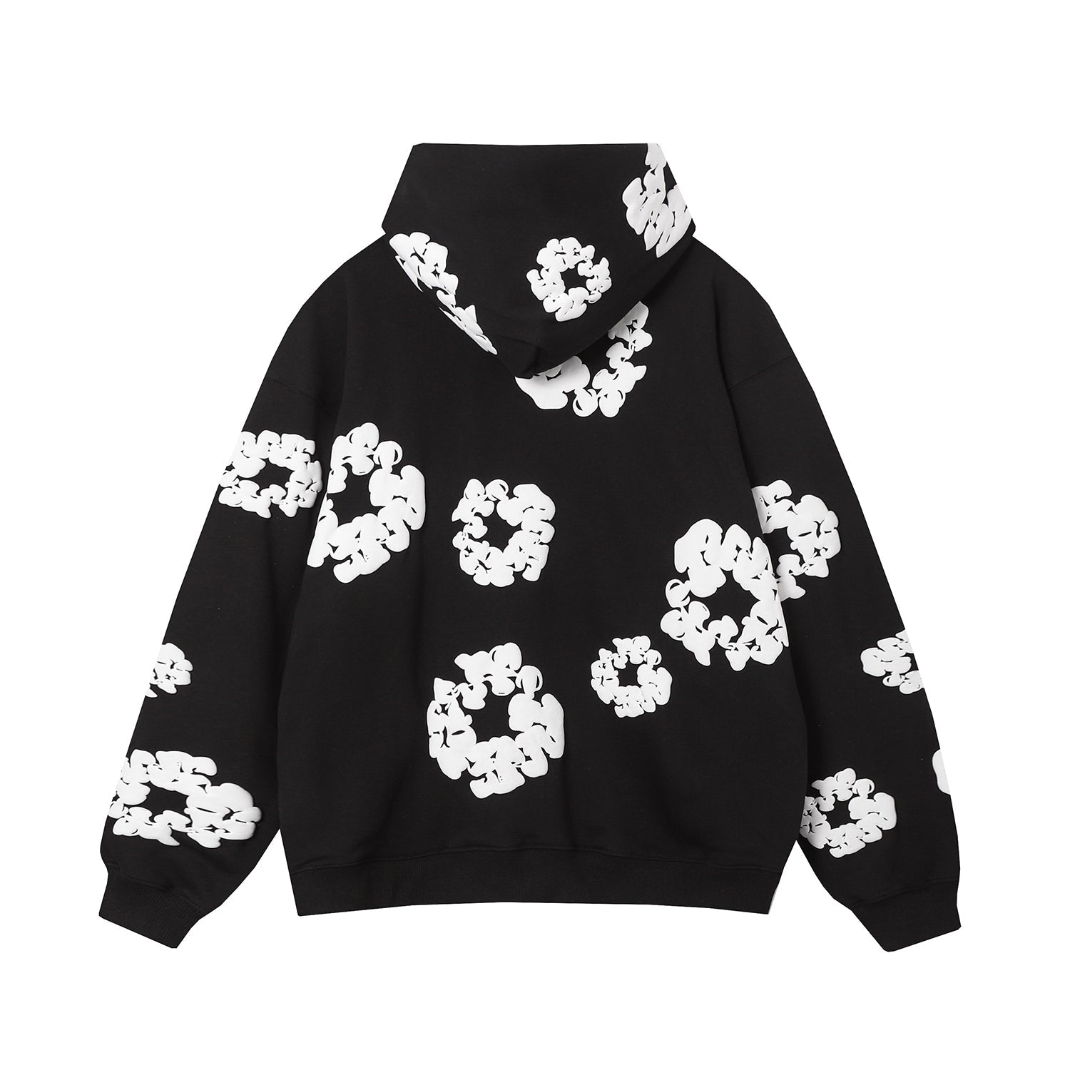 DENIM TEARS COTTON WREATH HOODIE BLACK - netstar®