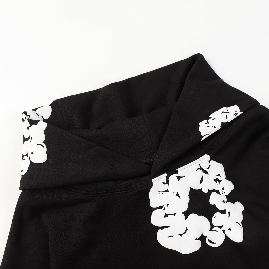 DENIM TEARS COTTON WREATH HOODIE BLACK - netstar®