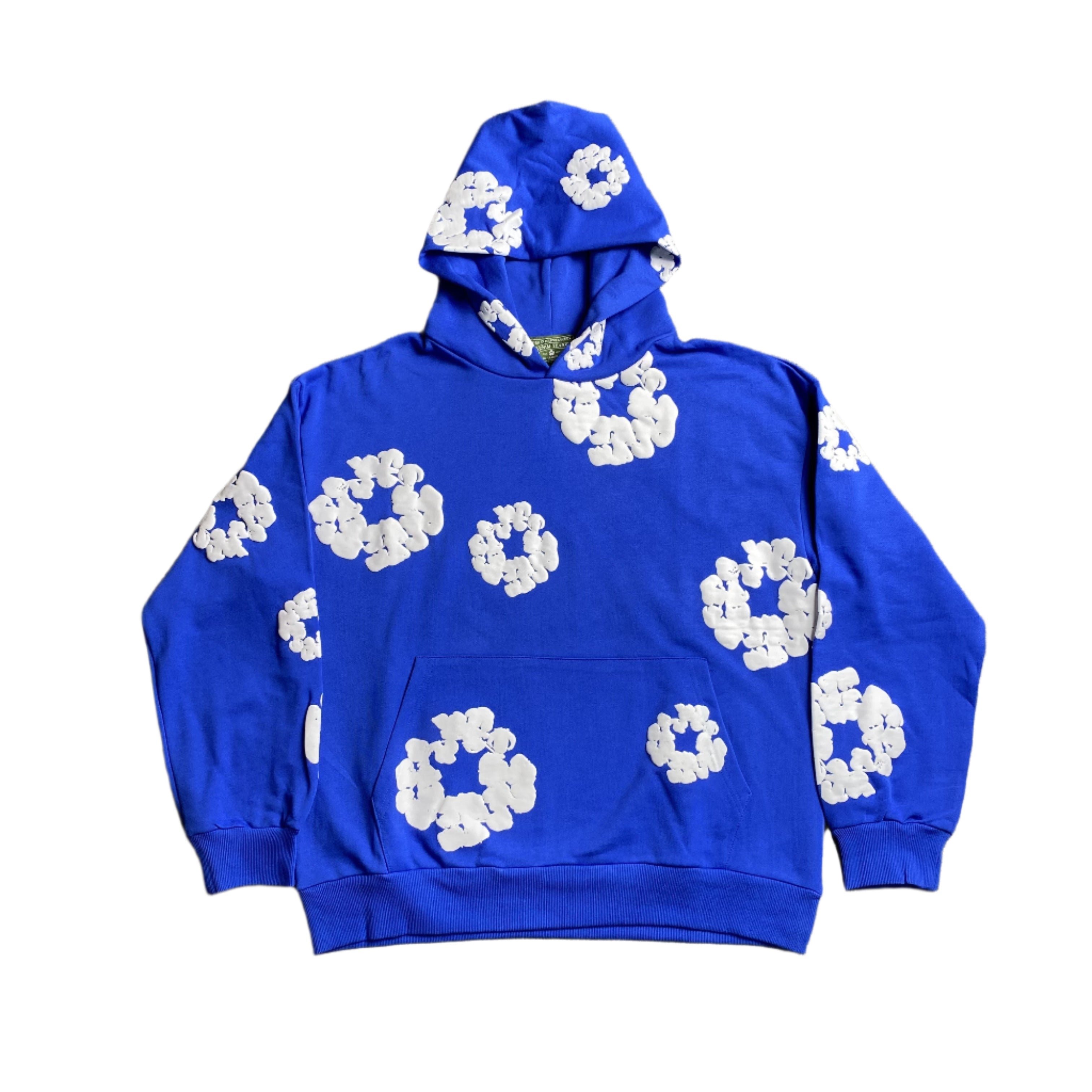 DENIM TEARS COTTON WREATH HOODIE DEEP BLUE - netstar®