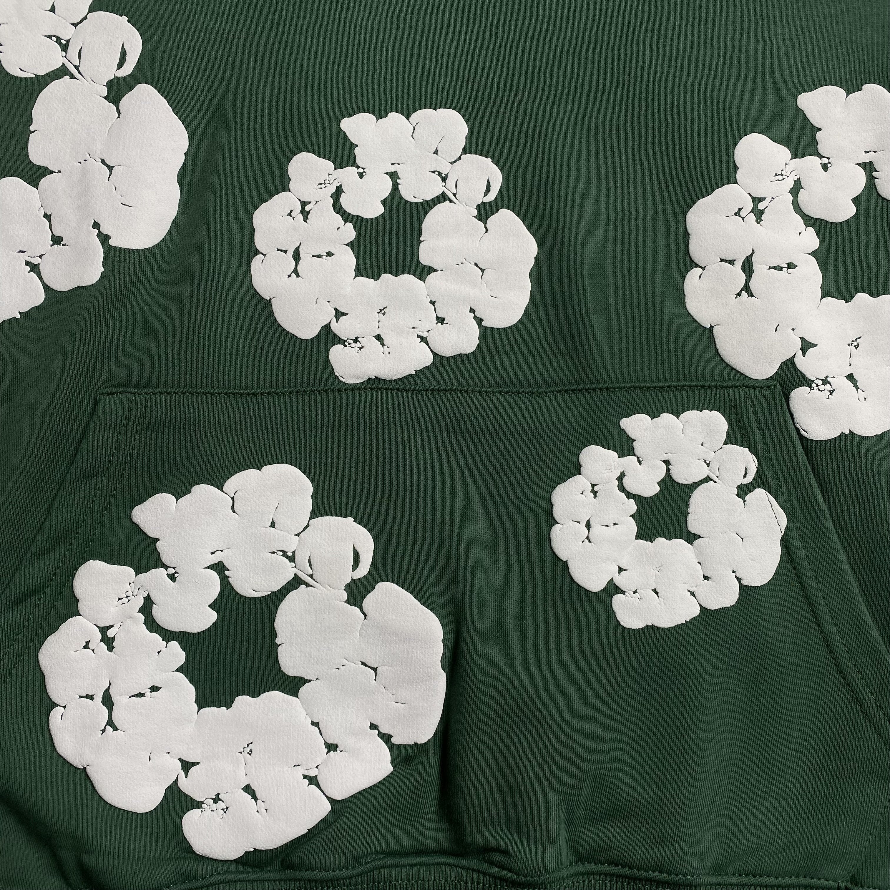 DENIM TEARS COTTON WREATH HOODIE GREEN