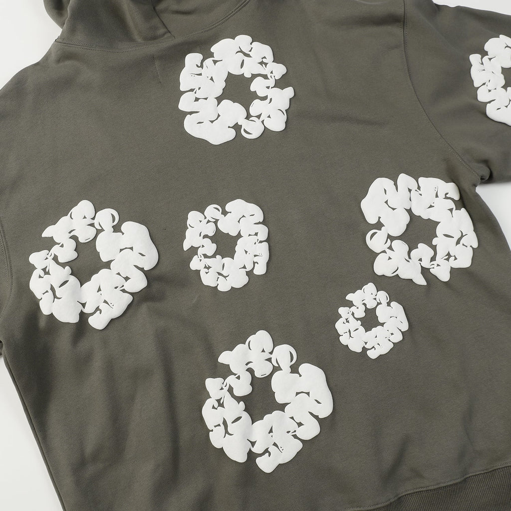DENIM TEARS COTTON WREATH HOODIE OLIVE