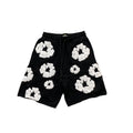 DENIM TEARS COTTON WREATH SHORTS MONOCHROME BLACK - netstar®