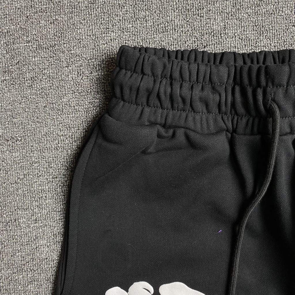 DENIM TEARS COTTON WREATH SWEATPANTS BLACK - netstar®
