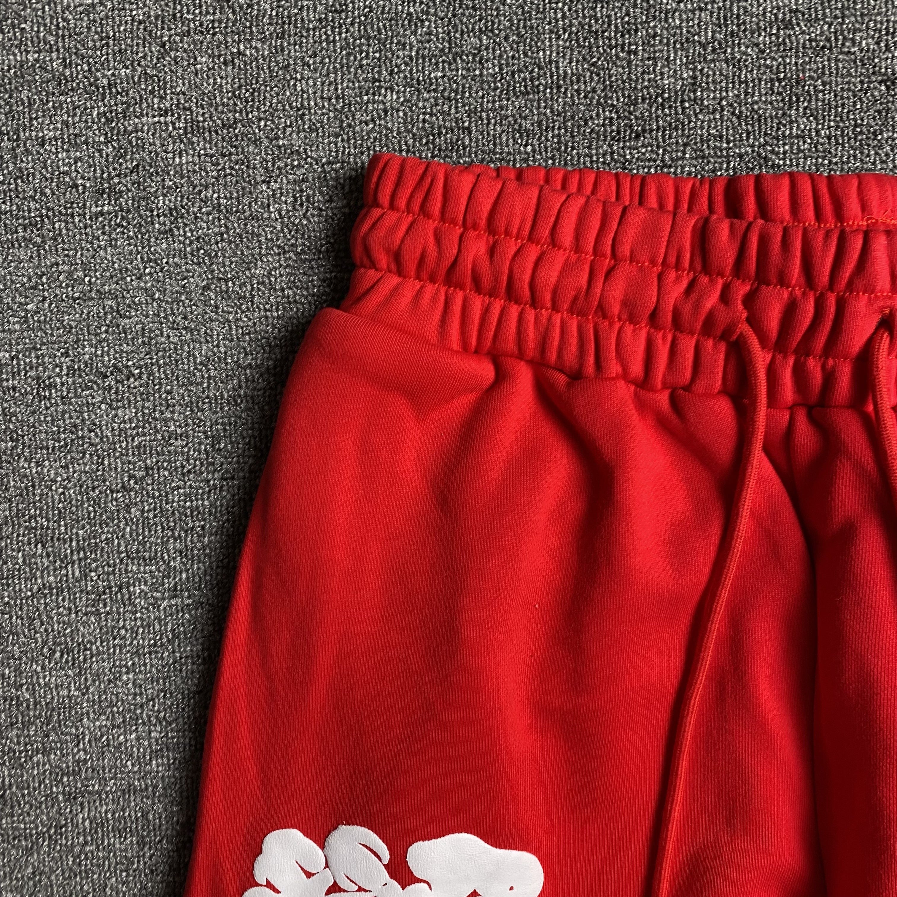 DENIM TEARS COTTON WREATH SWEATPANTS RED - netstar®