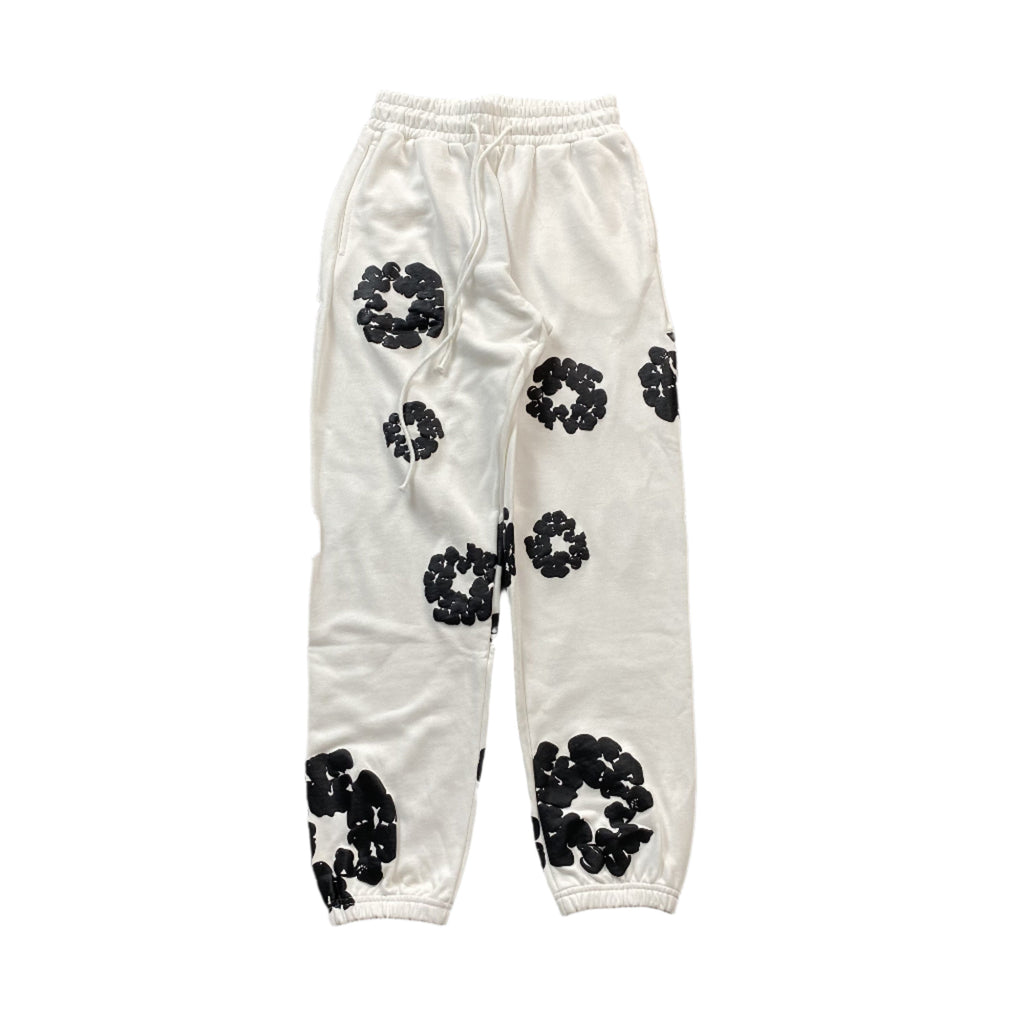 DENIM TEARS COTTON WREATH SWEATPANTS WHITE - netstar®