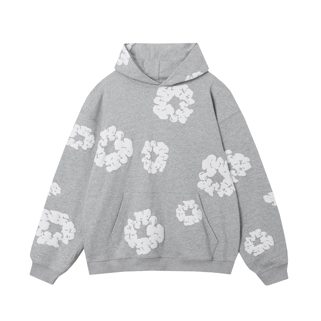 DENIM TEARS COTTON WREATH HOODIE GREY - netstar®