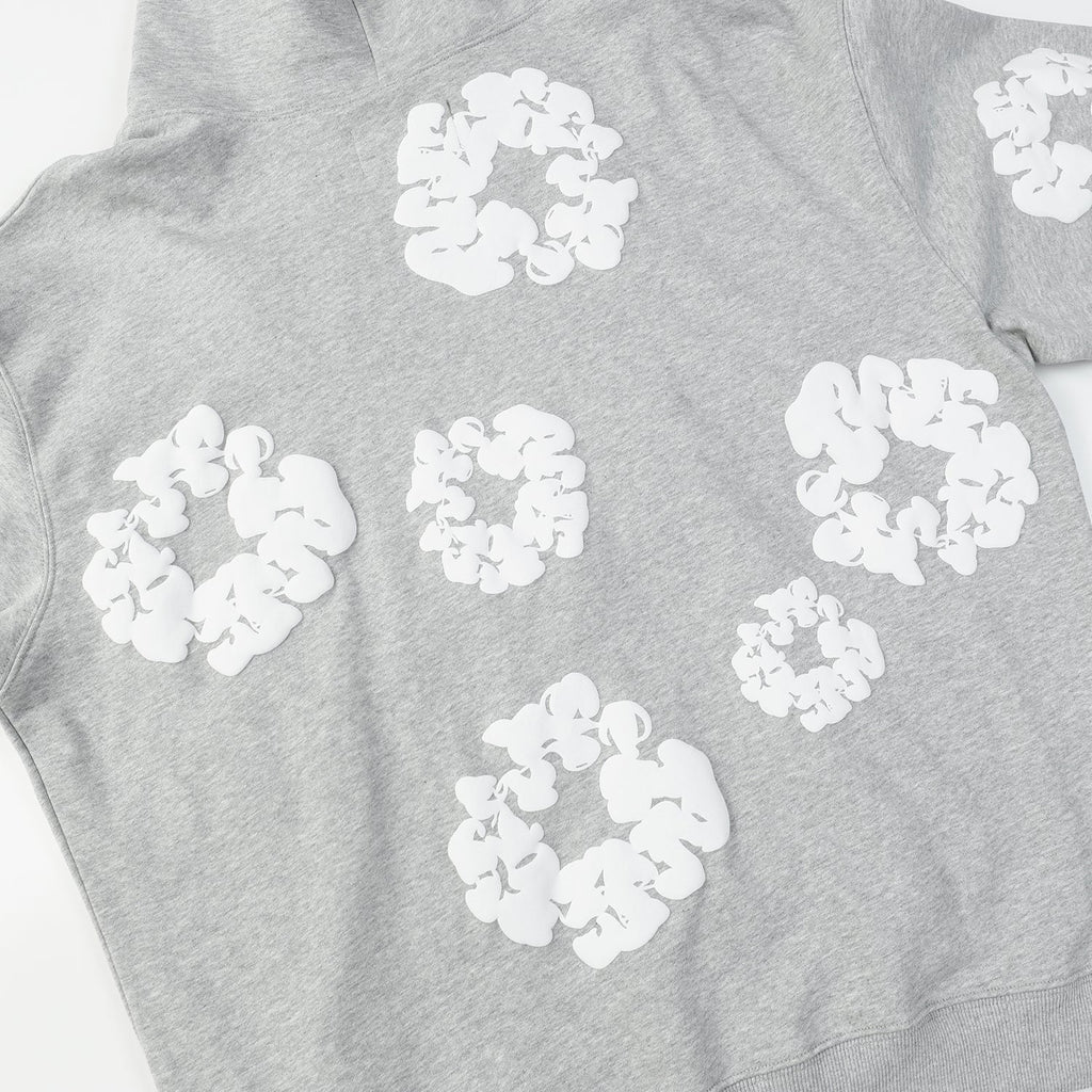DENIM TEARS COTTON WREATH HOODIE GREY - netstar®