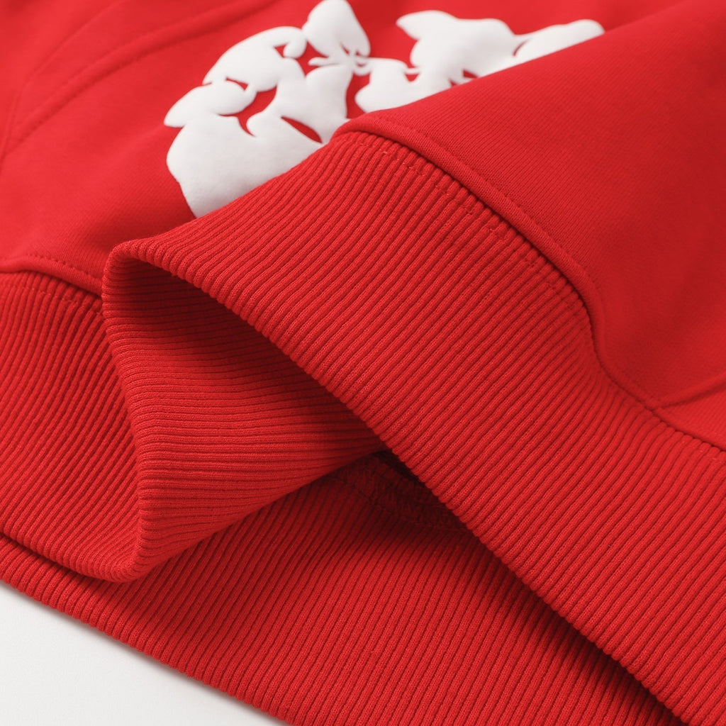 DENIM TEARS COTTON WREATH HOODIE RED - netstar®
