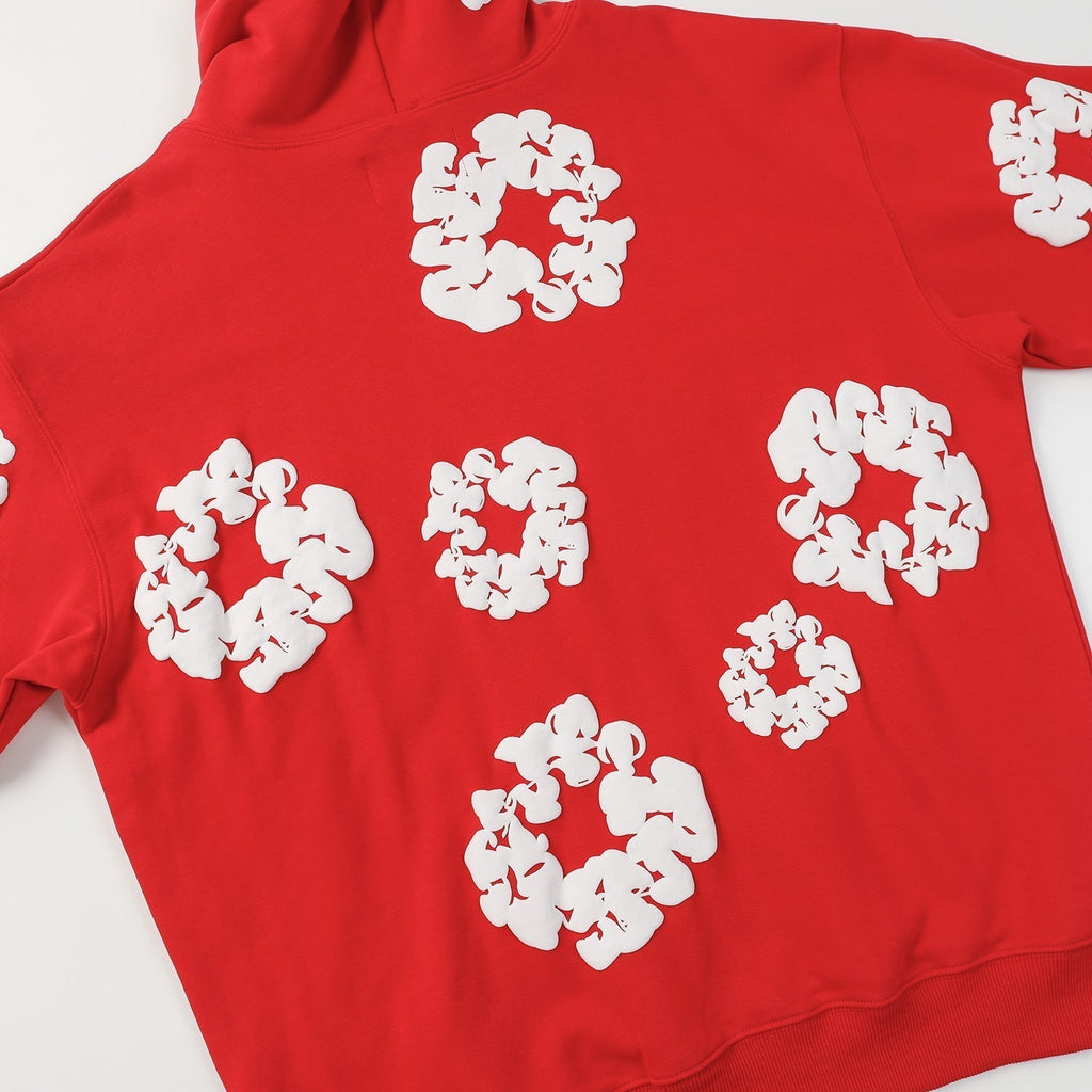DENIM TEARS COTTON WREATH HOODIE RED - netstar®