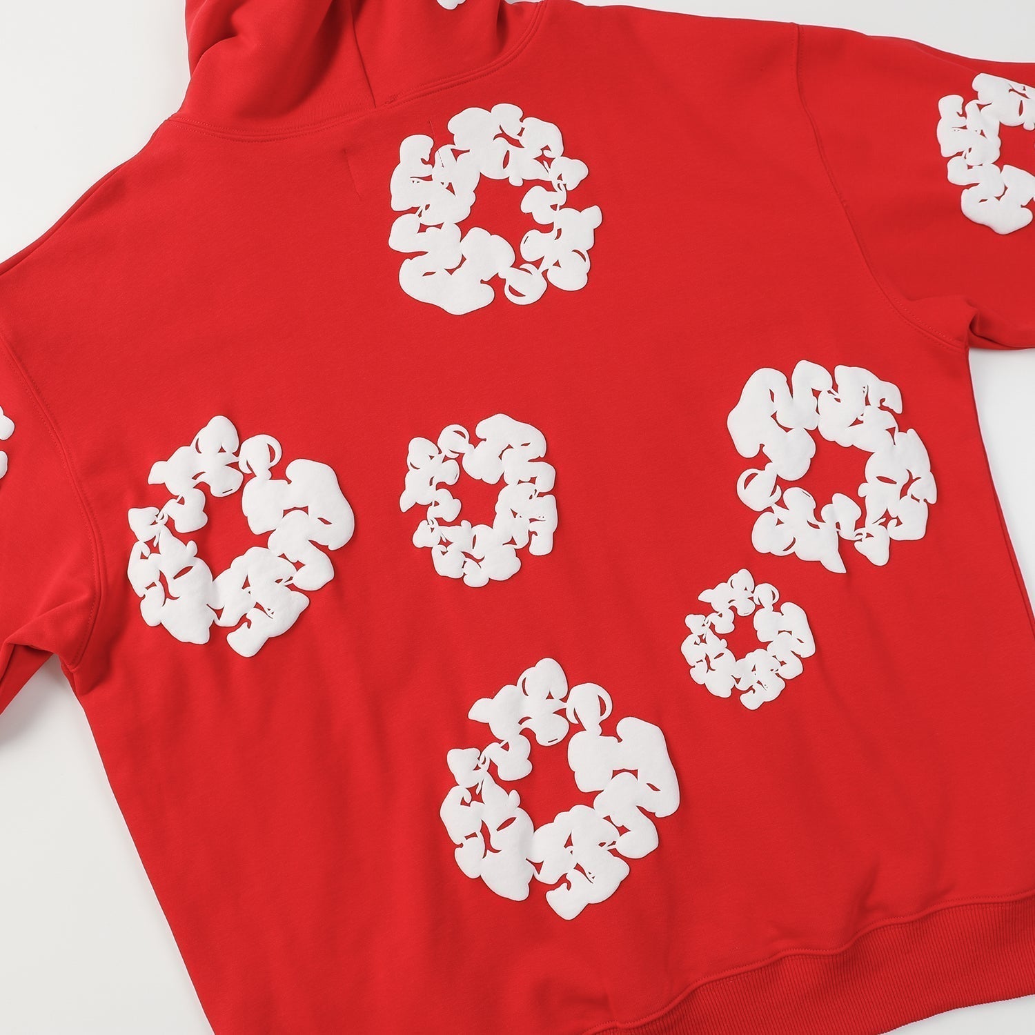 DENIM TEARS COTTON WREATH HOODIE RED - netstar®