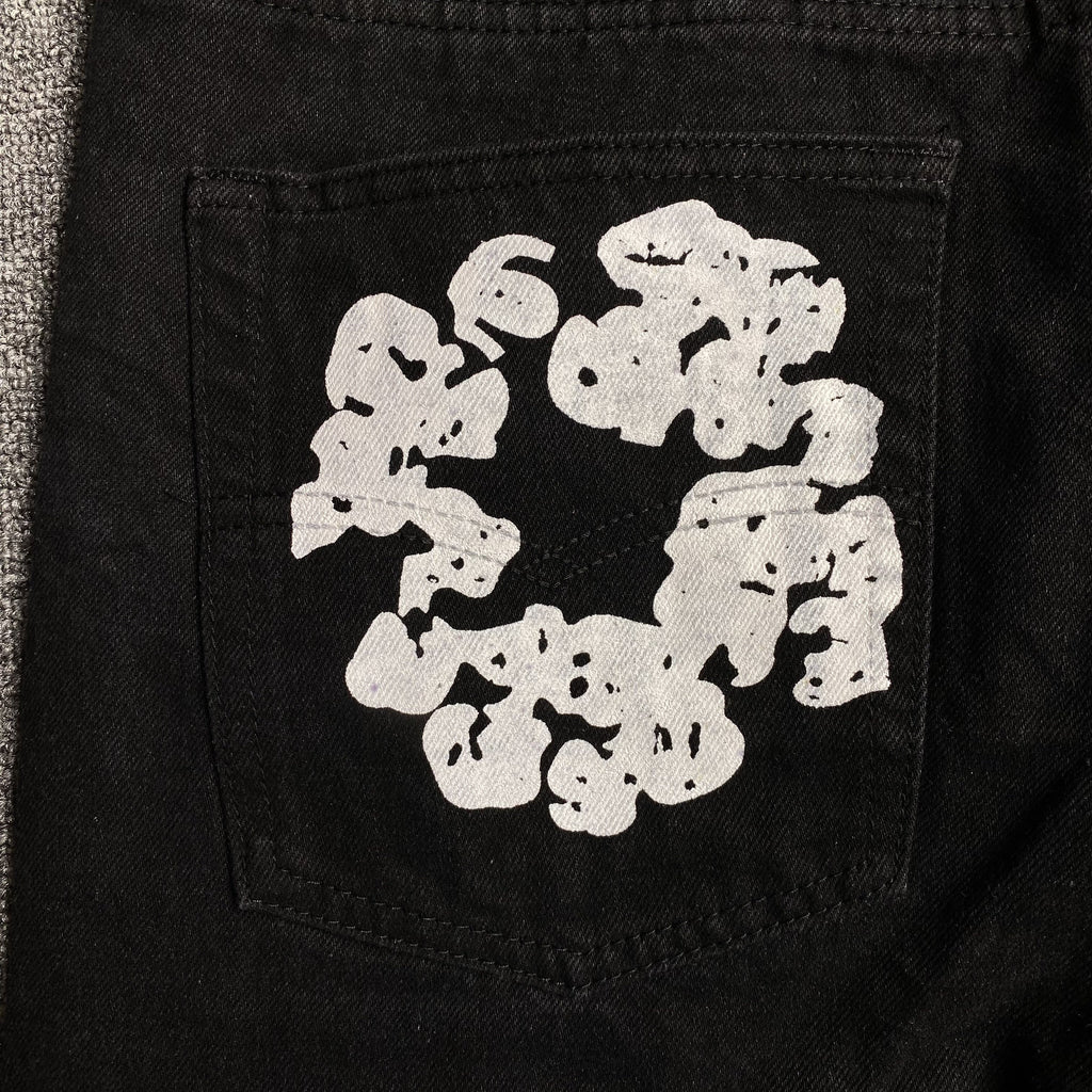 DENIM TEARS x LEVI'S COTTON WREATH JEANS BLACK - netstar®