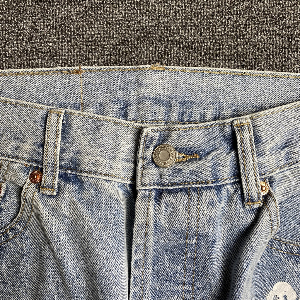 DENIM TEARS x LEVI'S COTTON WREATH JEANS LIGHT WASH - netstar®