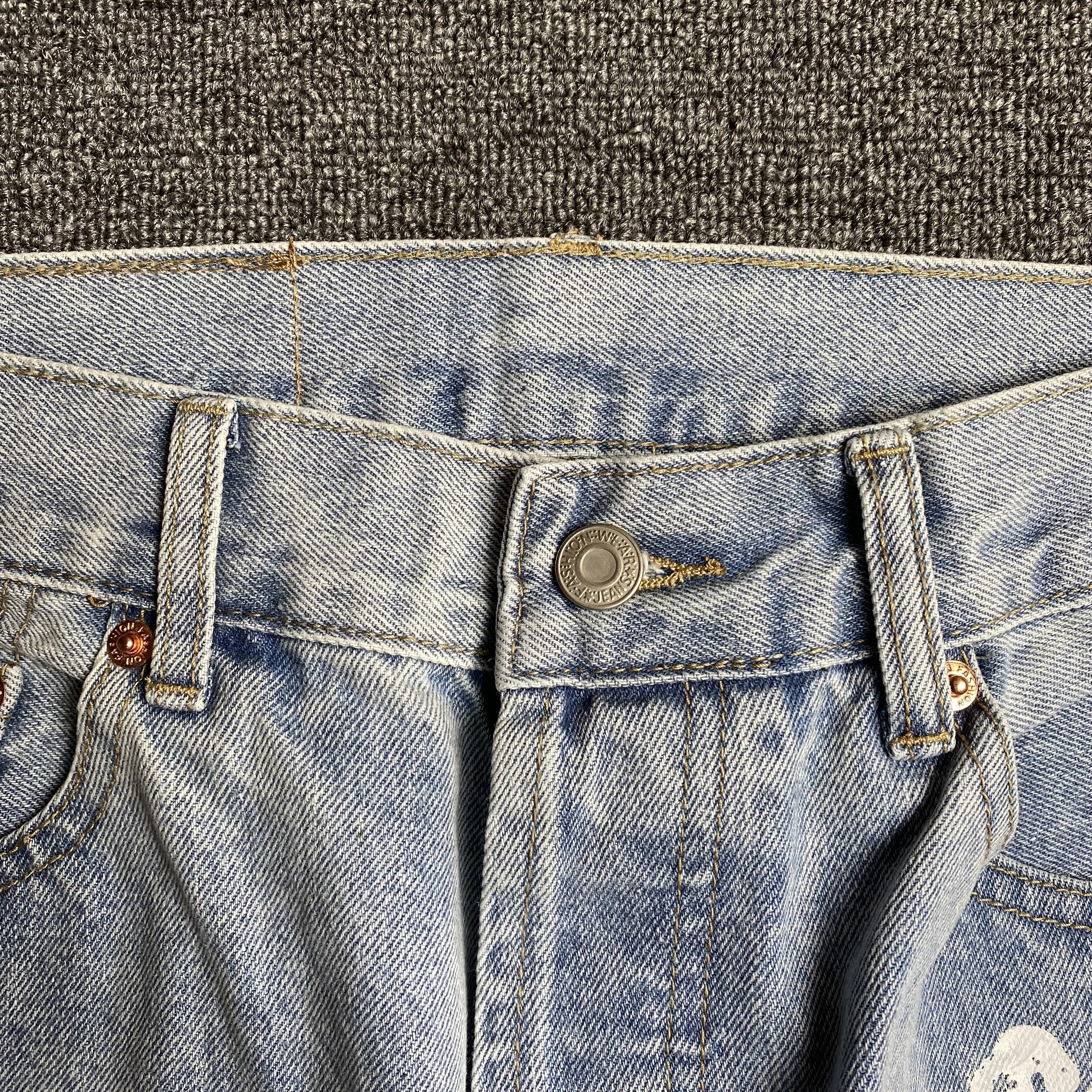 DENIM TEARS x LEVI'S COTTON WREATH JEANS LIGHT WASH - netstar®