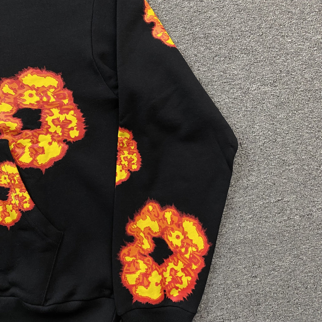 DENIM TEARS x OFFSET WREATH HOODIE BLACK - netstar®