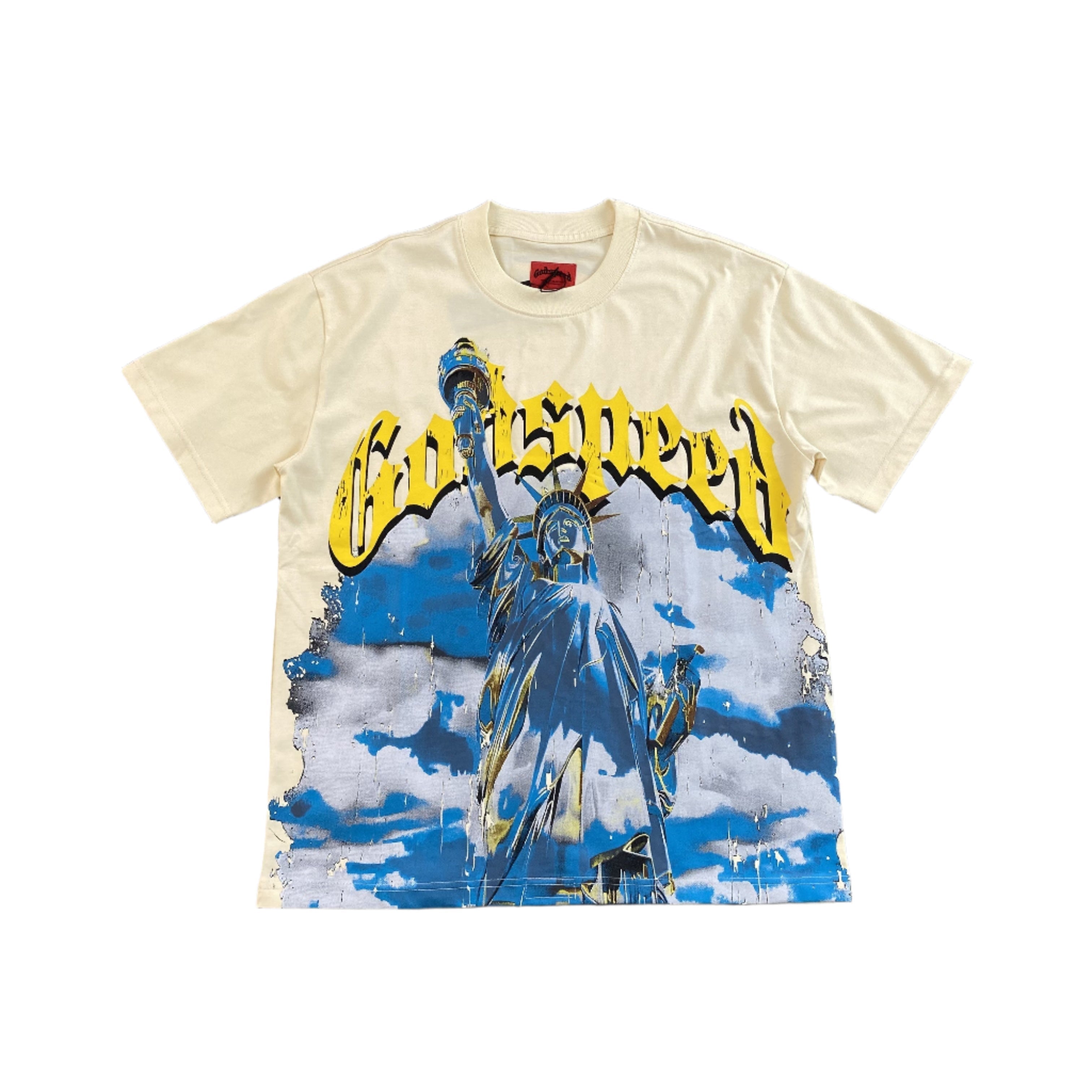 GODSPEED CHROME LIBERTY T-SHIRT BONE - netstar®