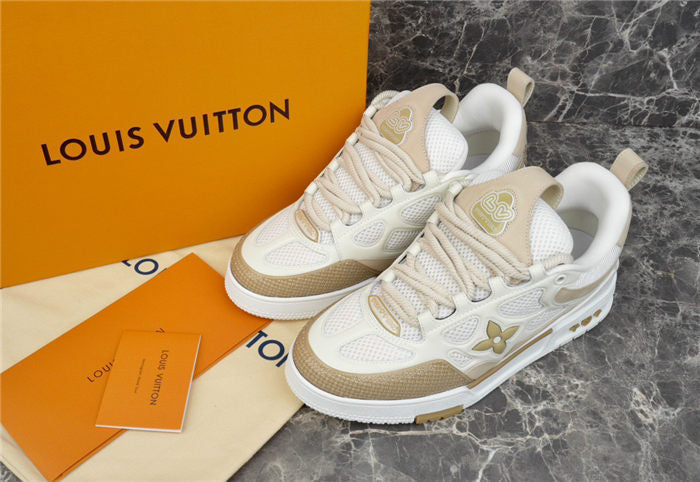 LOUIS VUITTON LV SKATE SNEAKER BEIGE WHITE - netstar