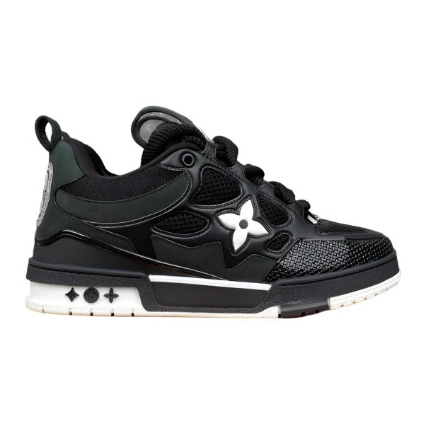 LOUIS VUITTON LV SKATE SNEAKER BLACK WHITE - netstar
