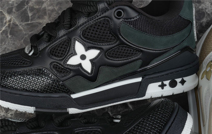 LOUIS VUITTON LV SKATE SNEAKER BLACK WHITE - netstar