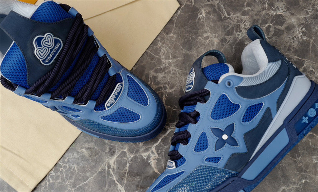 LOUIS VUITTON LV SKATE SNEAKER BLUE - netstar