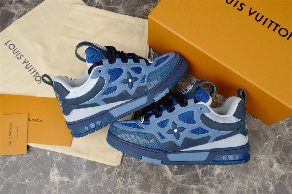 LOUIS VUITTON LV SKATE SNEAKER BLUE - netstar
