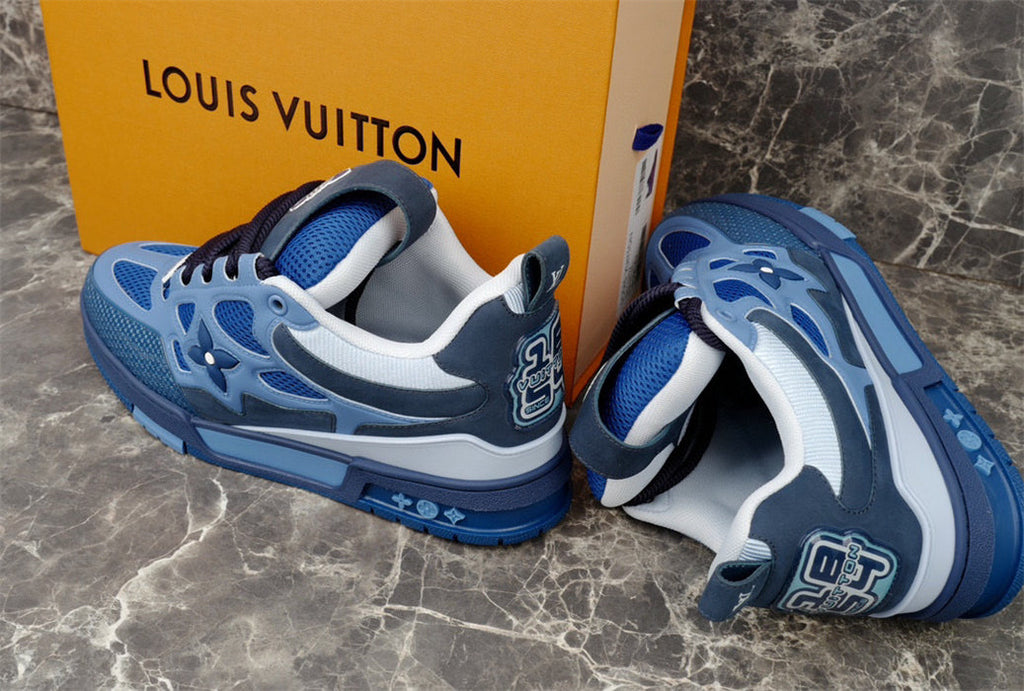 LOUIS VUITTON LV SKATE SNEAKER BLUE - netstar