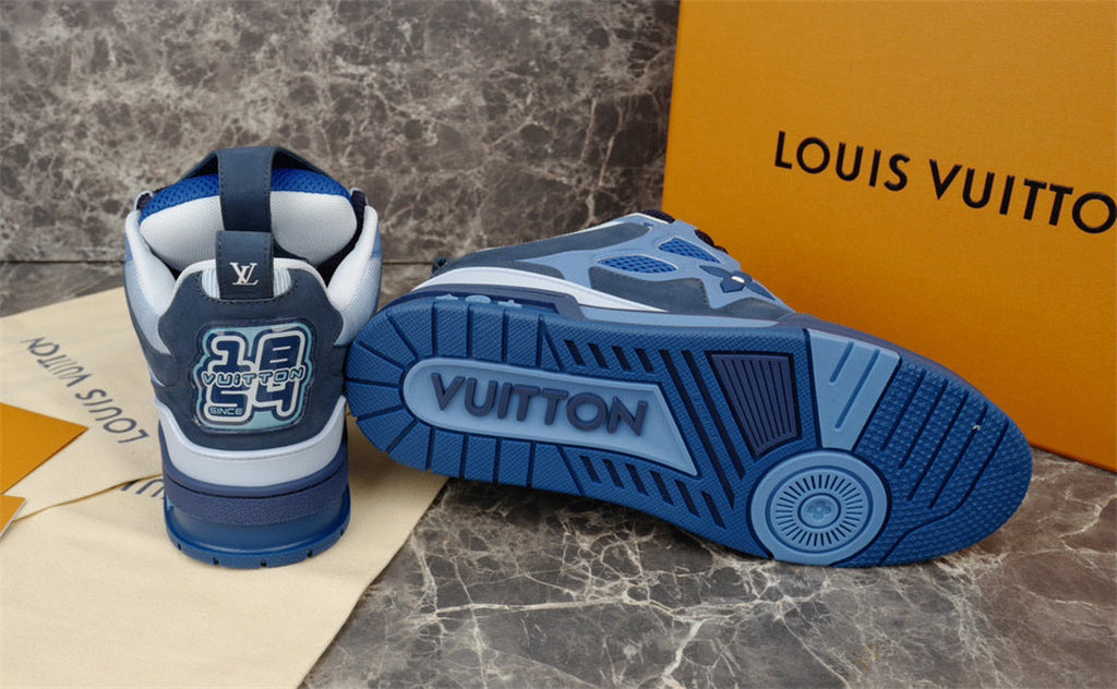 LOUIS VUITTON LV SKATE SNEAKER BLUE - netstar