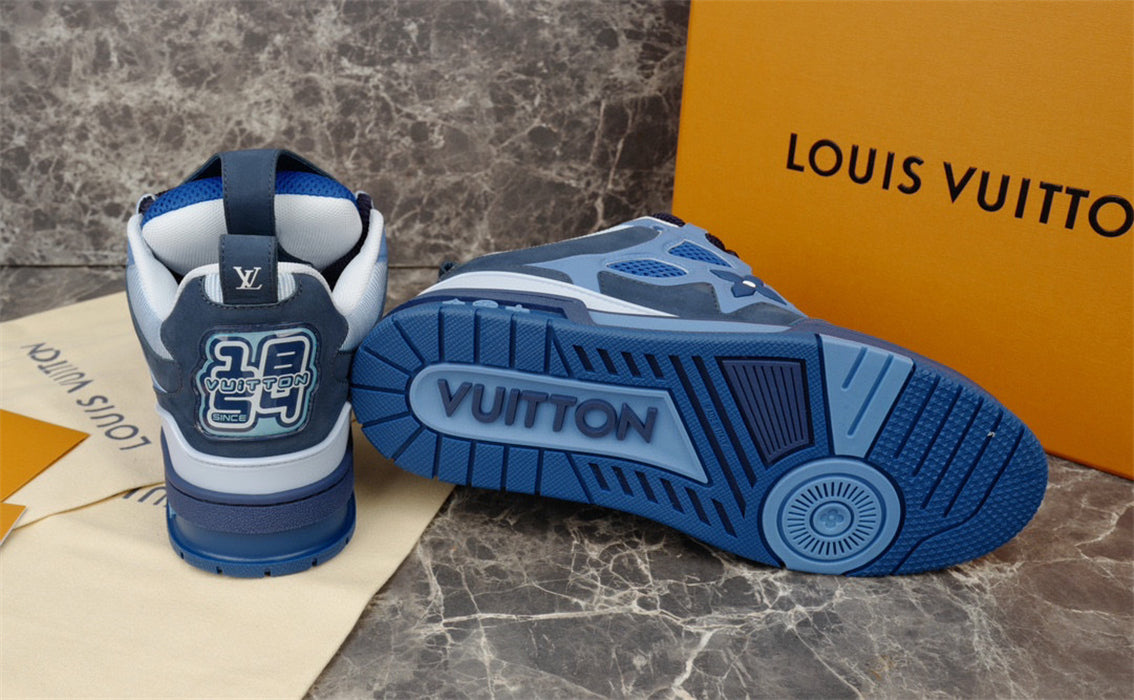 LOUIS VUITTON LV SKATE SNEAKER BLUE - netstar