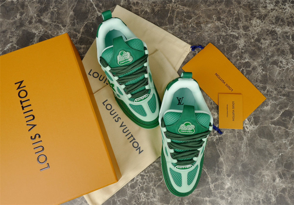 LOUIS VUITTON LV SKATE SNEAKER GREEN - netstar
