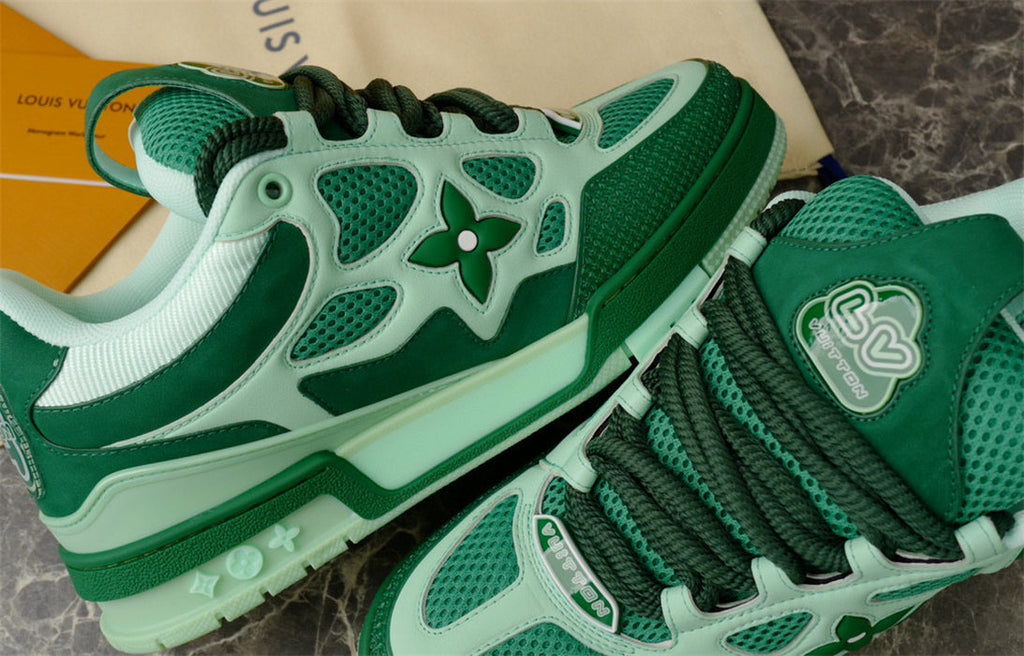 LOUIS VUITTON LV SKATE SNEAKER GREEN - netstar
