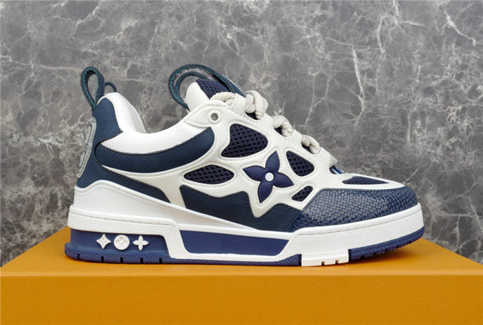 LOUIS VUITTON LV SKATE SNEAKER MARINE WHITE - netstar