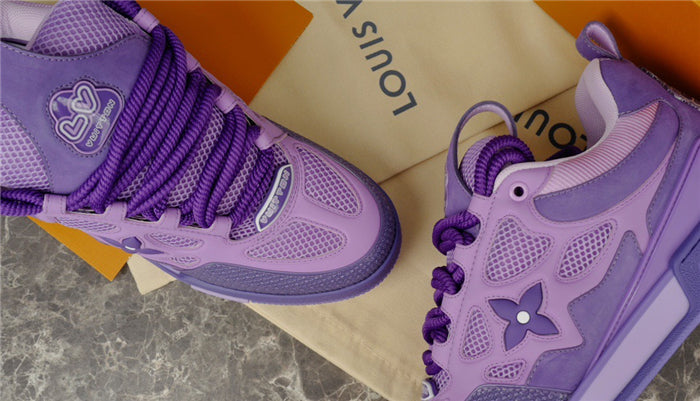 LOUIS VUITTON LV SKATE SNEAKER PURPLE - netstar