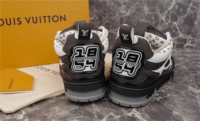 LOUIS VUITTON LV SKATE SNEAKER WHITE BLACK - netstar
