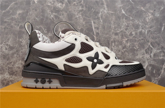 LOUIS VUITTON LV SKATE SNEAKER WHITE BLACK - netstar