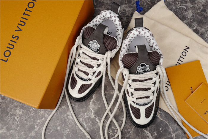 LOUIS VUITTON LV SKATE SNEAKER WHITE BLACK - netstar