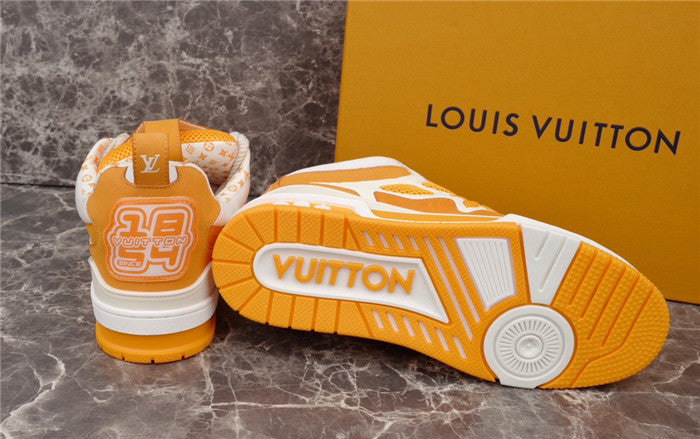LOUIS VUITTON LV SKATE SNEAKER YELLOW WHITE - netstar