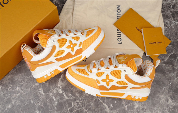 LOUIS VUITTON LV SKATE SNEAKER YELLOW WHITE - netstar