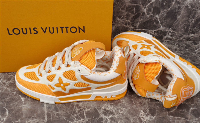 LOUIS VUITTON LV SKATE SNEAKER YELLOW WHITE - netstar