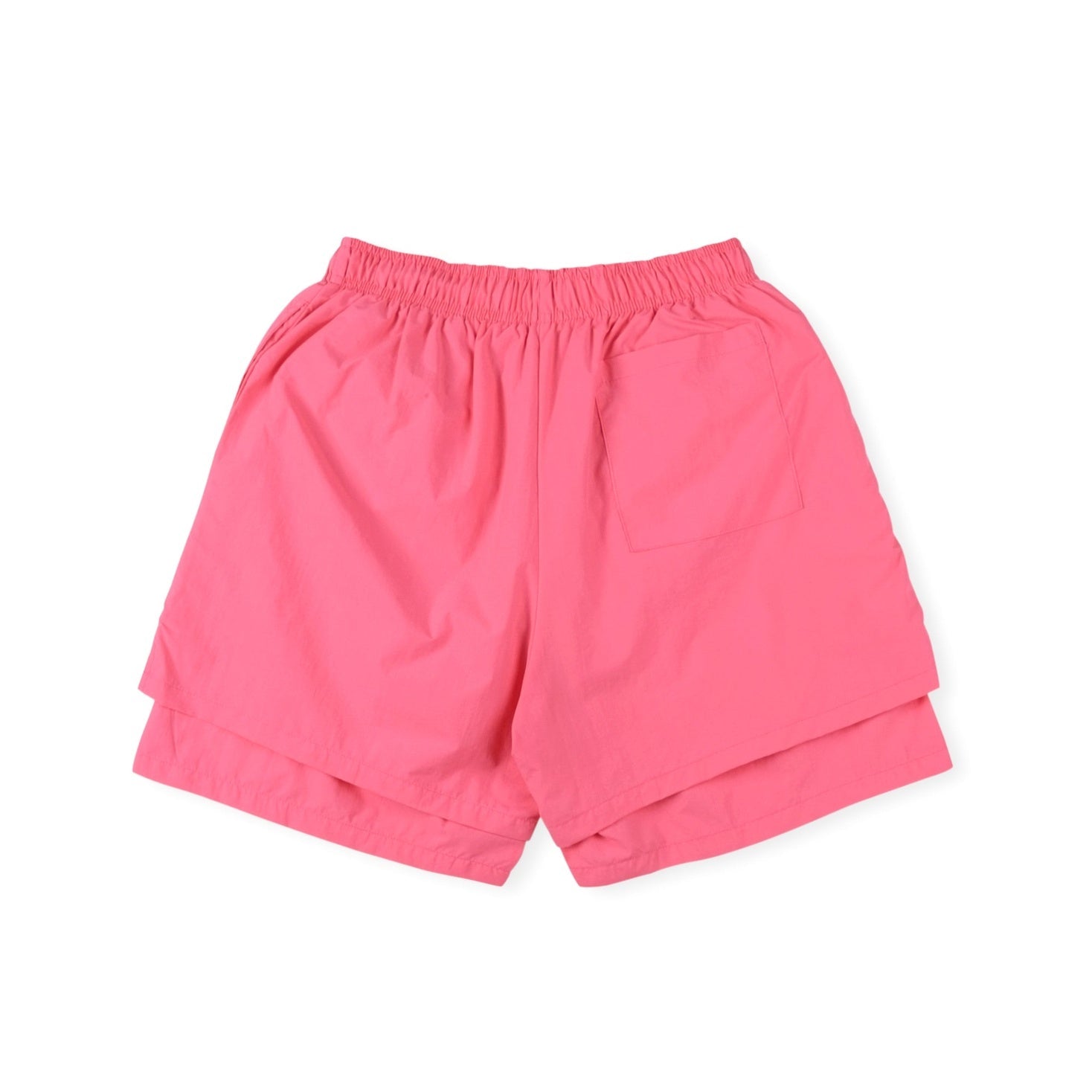 SP5DER OG WEB DOUBLE LAYER SHORTS PINK - netstar