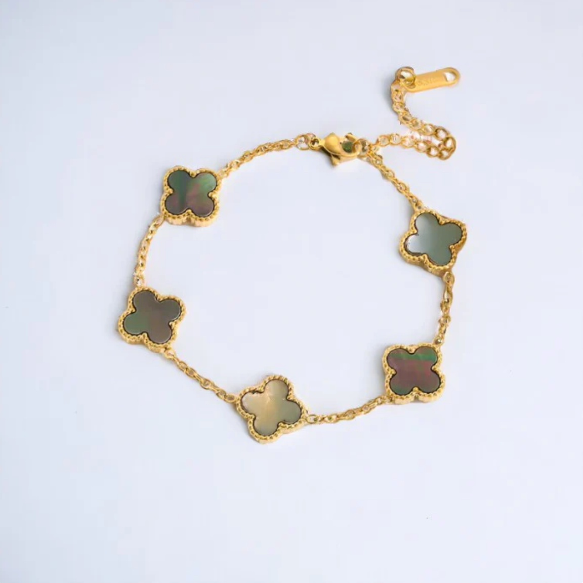 Vxnity - Gold-Plated Clover Bracelet - netstar®